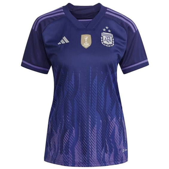 Tailandia Camiseta Argentina Replica Segunda Ropa Mujer 2022/23